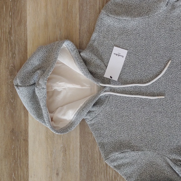 NWT Goodfellow & Co Men's Soft Hooded Pullover Grey Size M - Picture 2 of 9